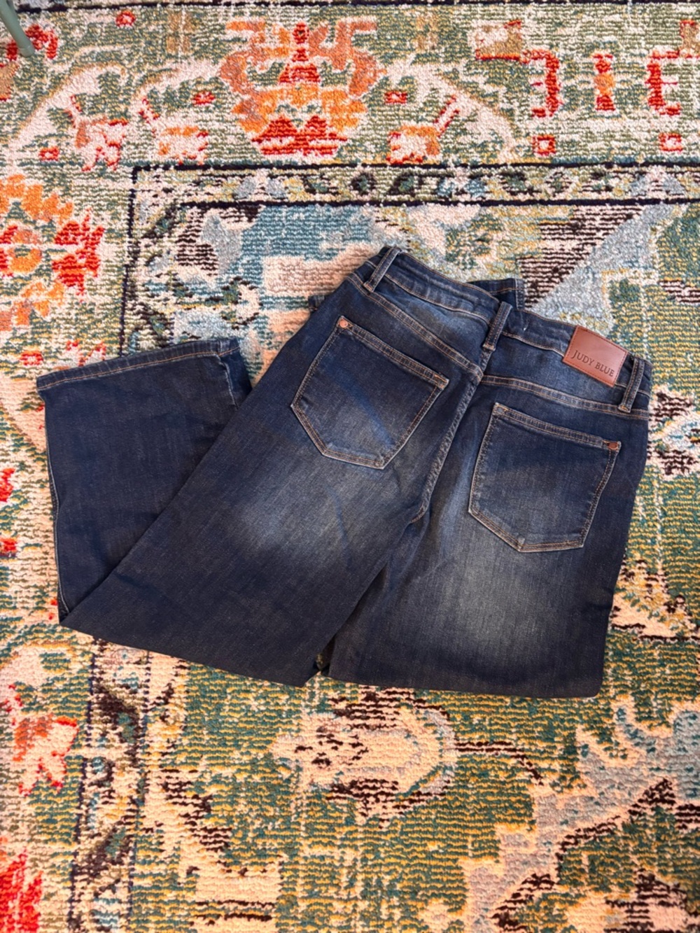 Judy Blue Men's Faded Indigo Straight Jeans